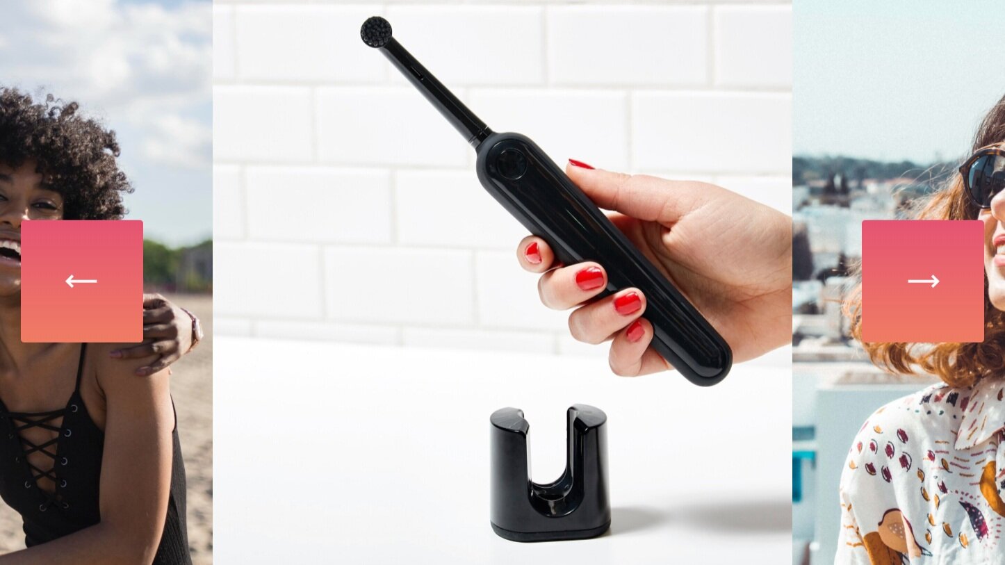 Gradient Slideshow Reel Arrow Buttons