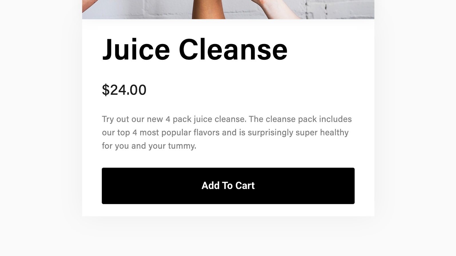 Full Width Add To Cart Button