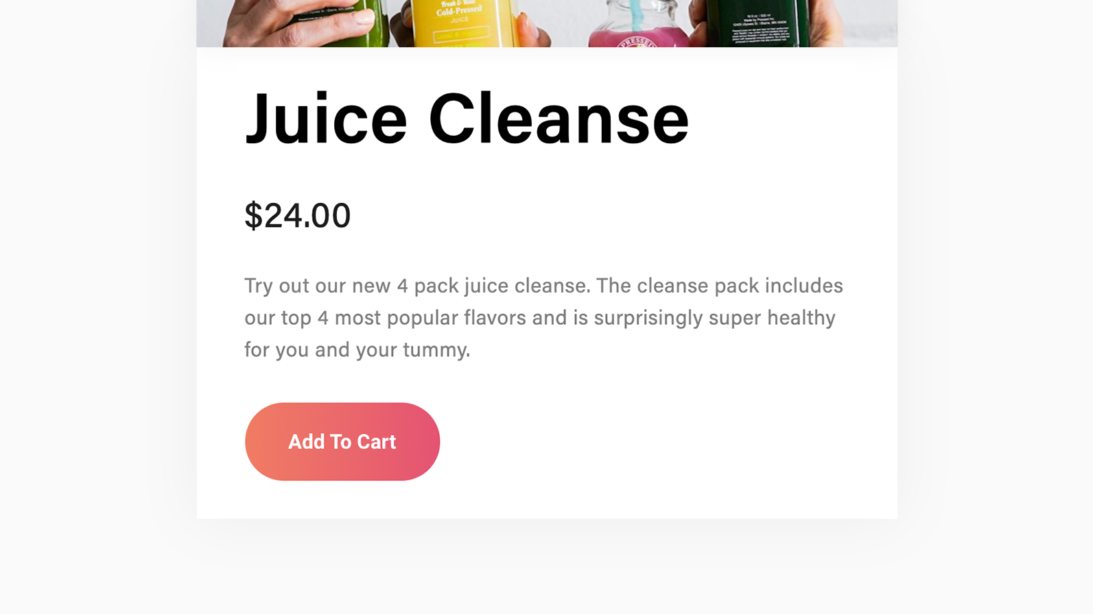 Gradient Add to Cart Button