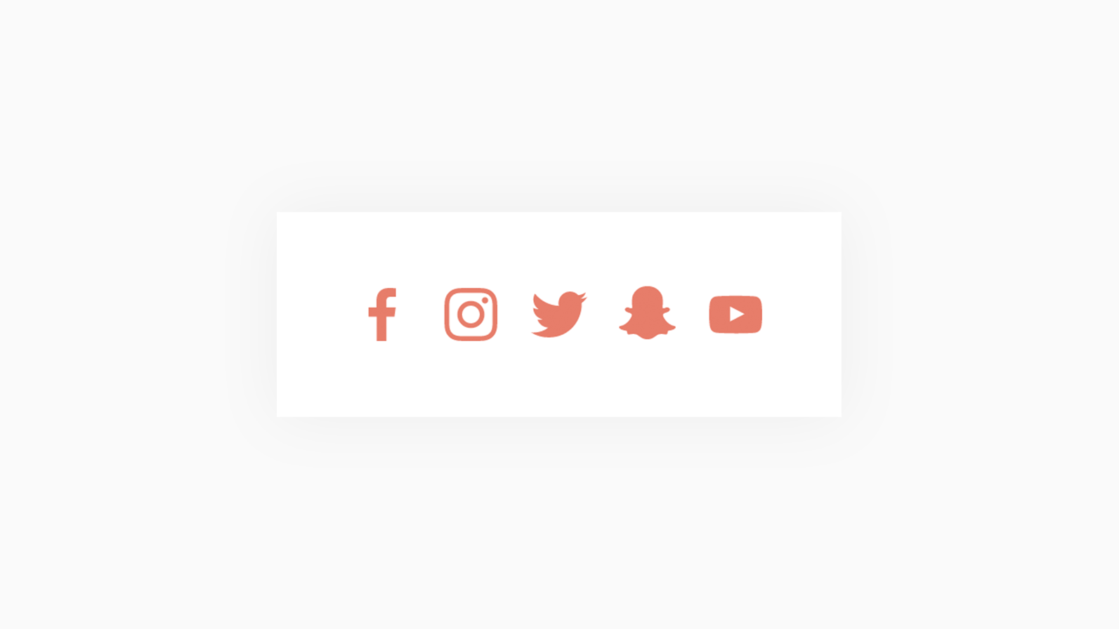 Custom Social Icons Color
