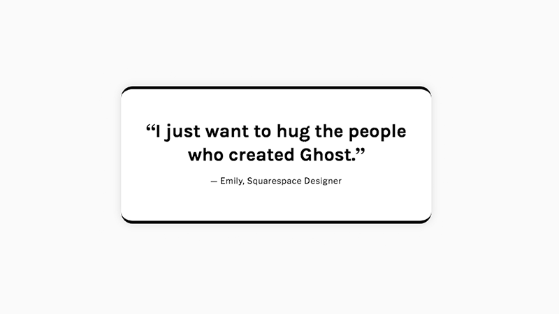 Minimal Quote Block