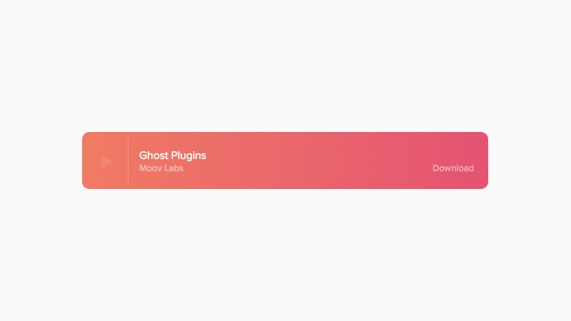 Gradient Audio Block