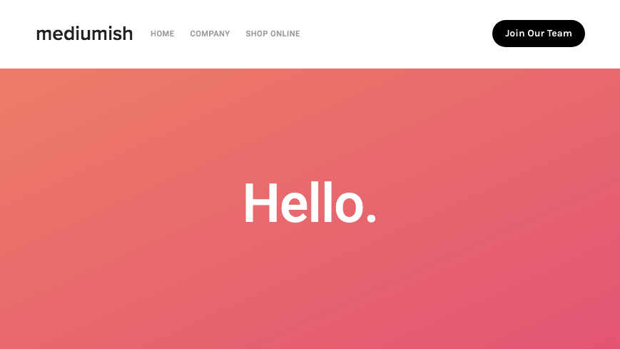 Gradient Page Background – For Brine