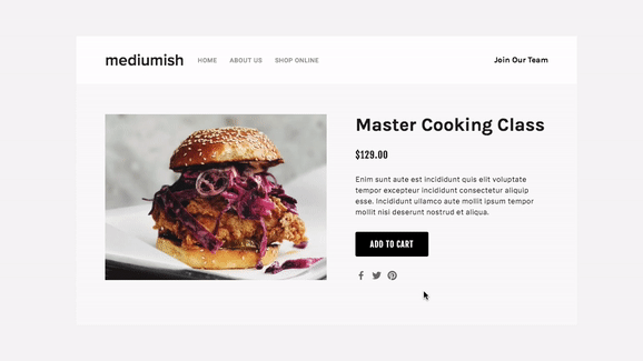 Hide Cart Until Item Is Added