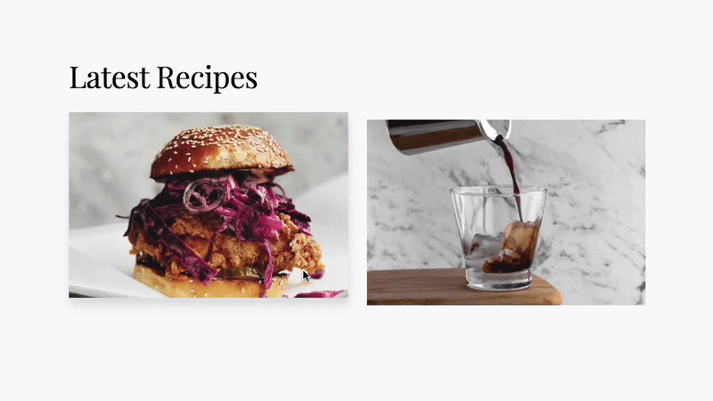 Levitating Hover For Grid Gallery Blocks