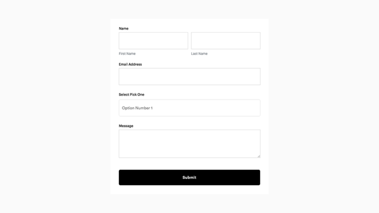 Minimal Form Style