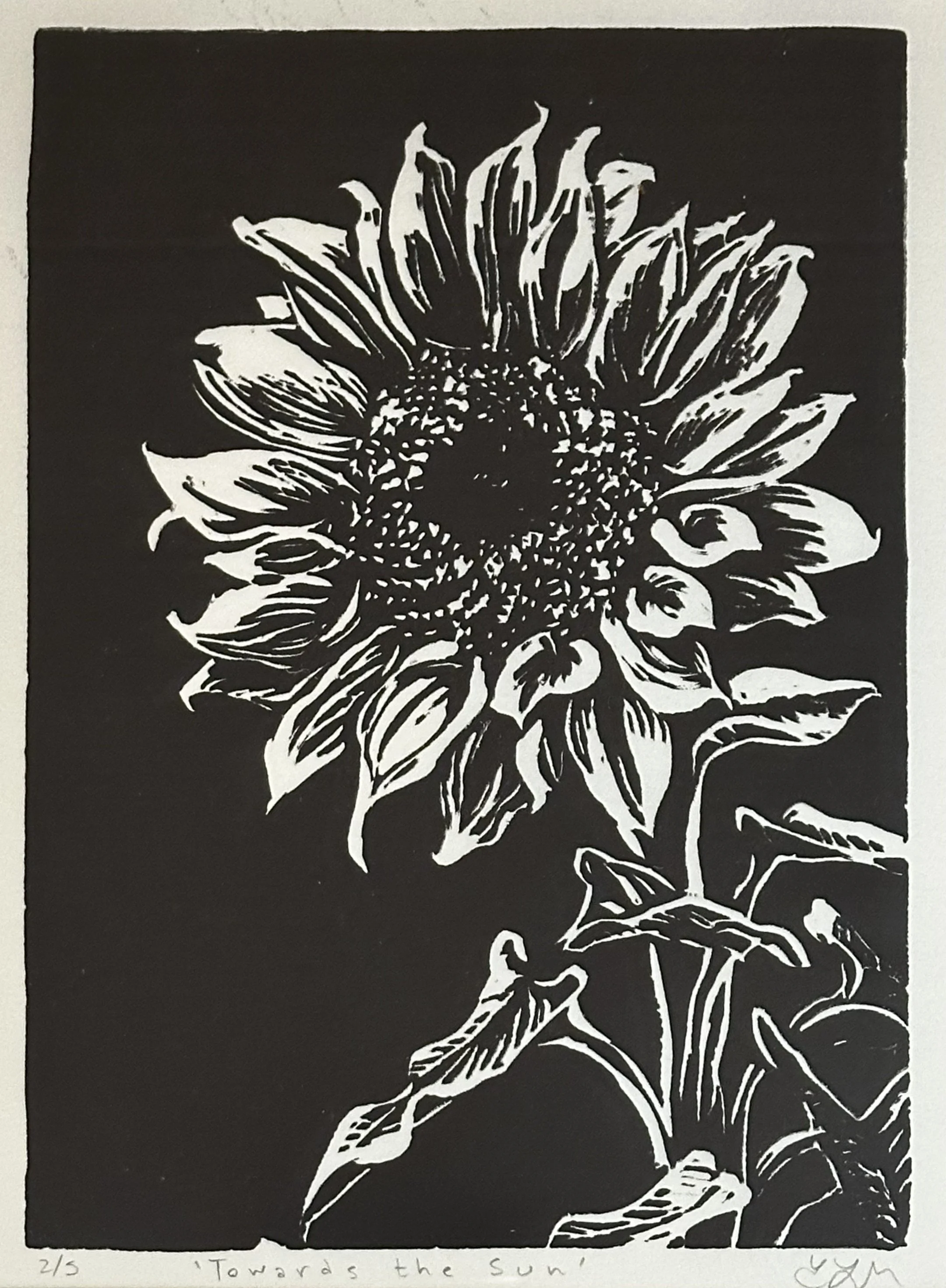 Towards the Sun | Woodblock Print | 13 x 10 | 200.