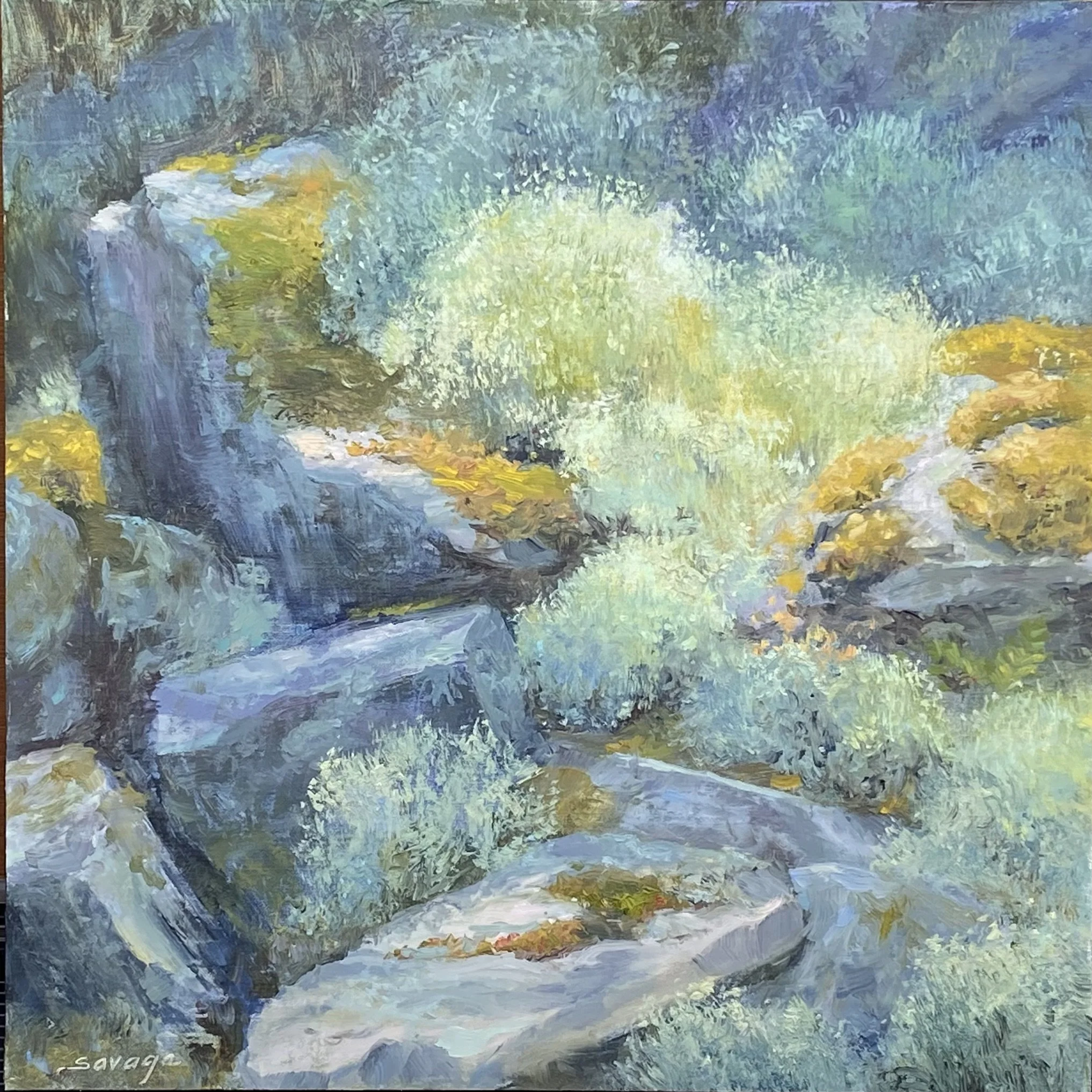 Reindeer Moss | Oil on Linen Panel | 12 x 12 | 800.