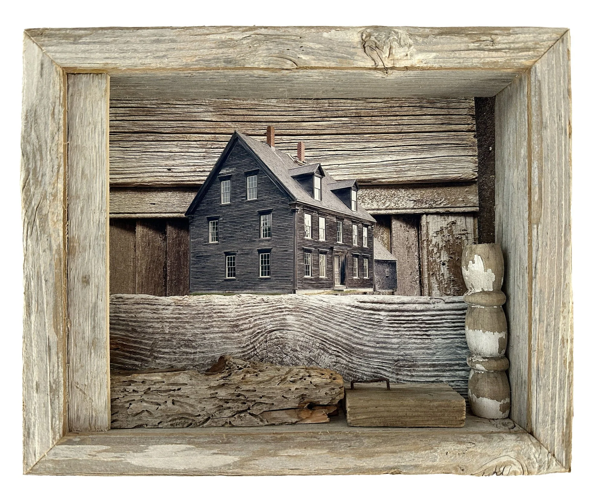 The Olson House| Mixed Media, Photography | 10 x 12 x 2.5 | 900.
