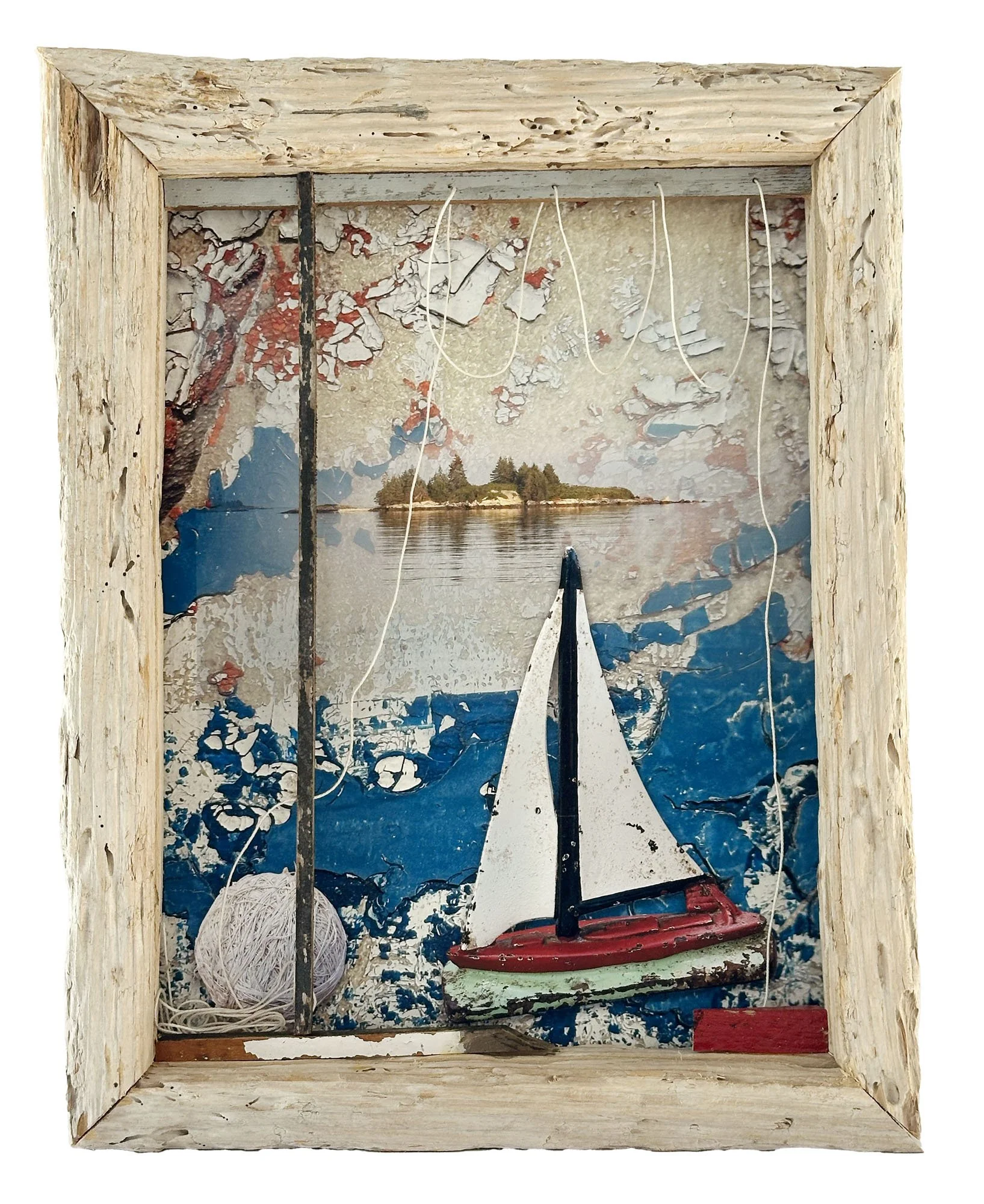 Nostalgia for the Islands | Mixed Media, Photography | 13 x 10 x 1.5 | 1100.