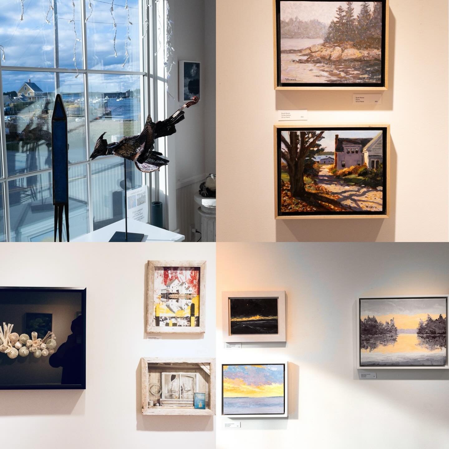 Holiday Small Works show opening 4-6 November 28, video walkthrough link in bio!