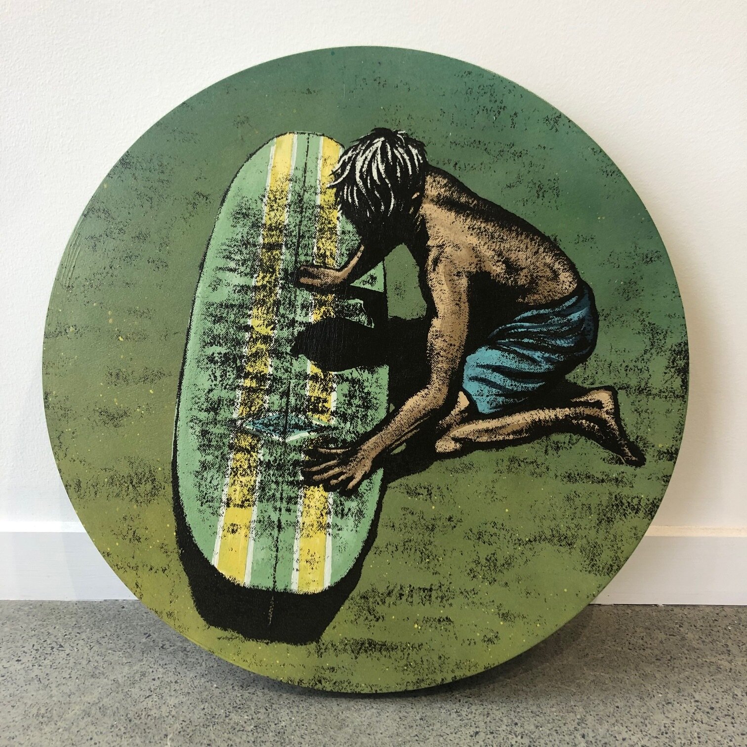 TO Waxing up (Green on Green).jpg