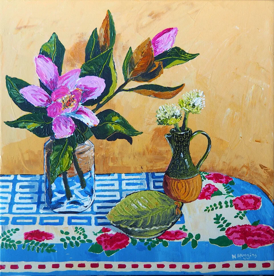 Magnolia on the carnation cloth.jpeg