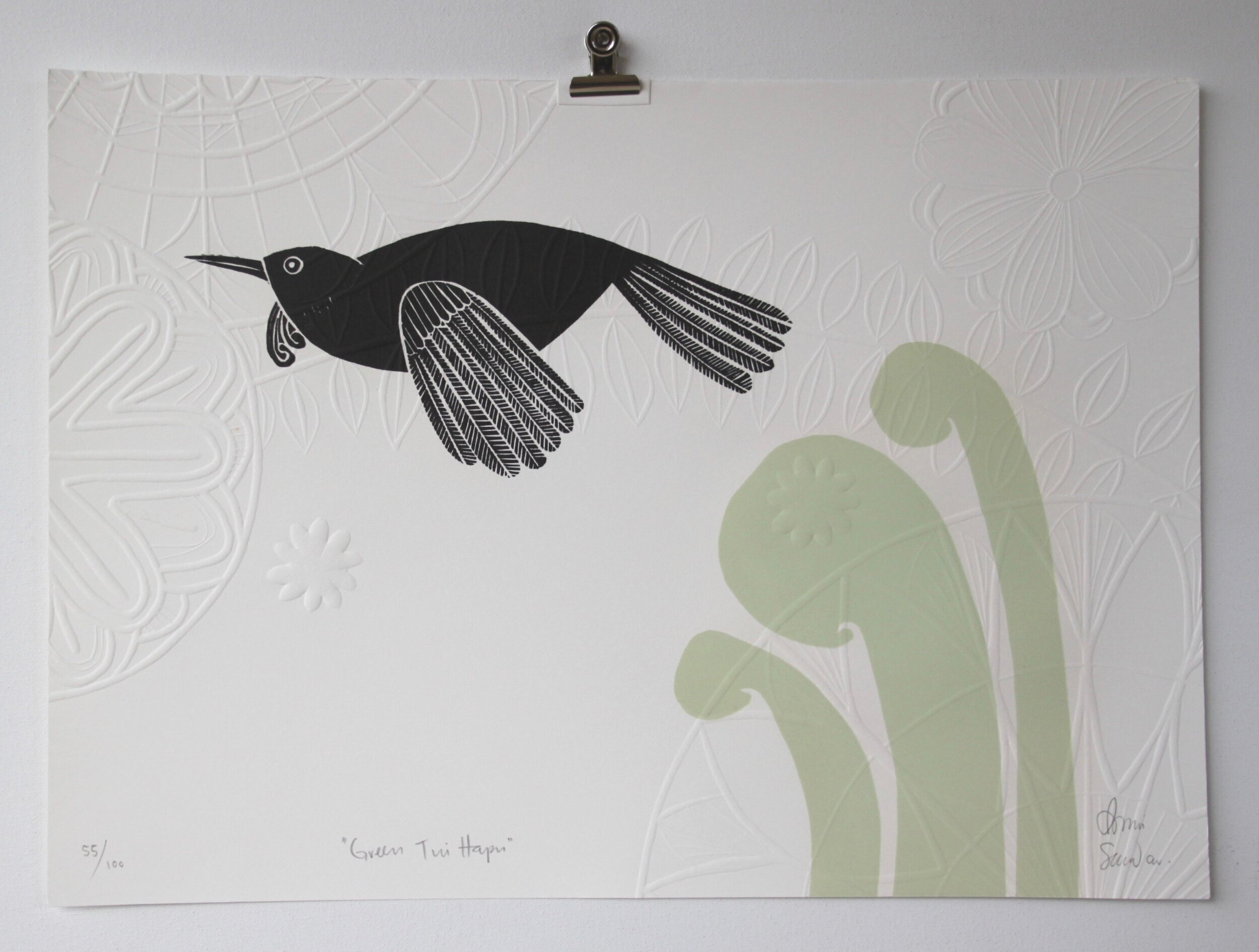 Green+Tui+Hapu+A.+50+x+35cm+wood+cut.+Annie+Sandano.jpg
