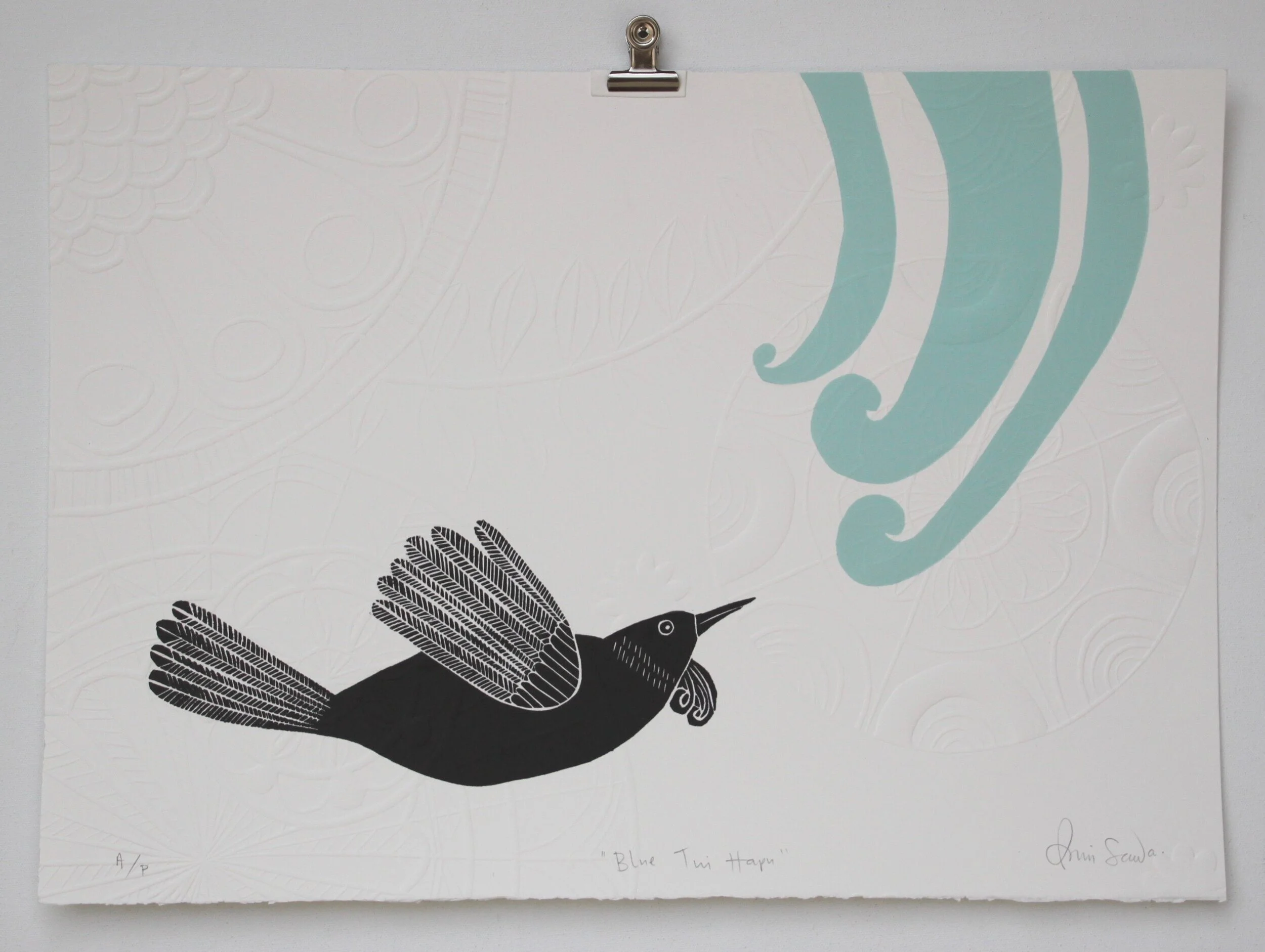 Blue+Tui+Hapu+A.+50+x+35cm+wood+cut.+Annie+Sandano.jpg