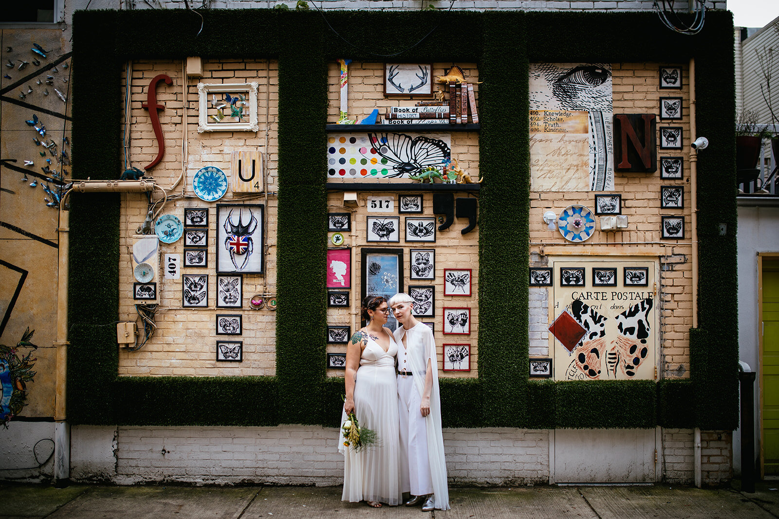 LGBTQ couple to be wed in Philadelphia Shawnee Custalow Queer Wedding Photography