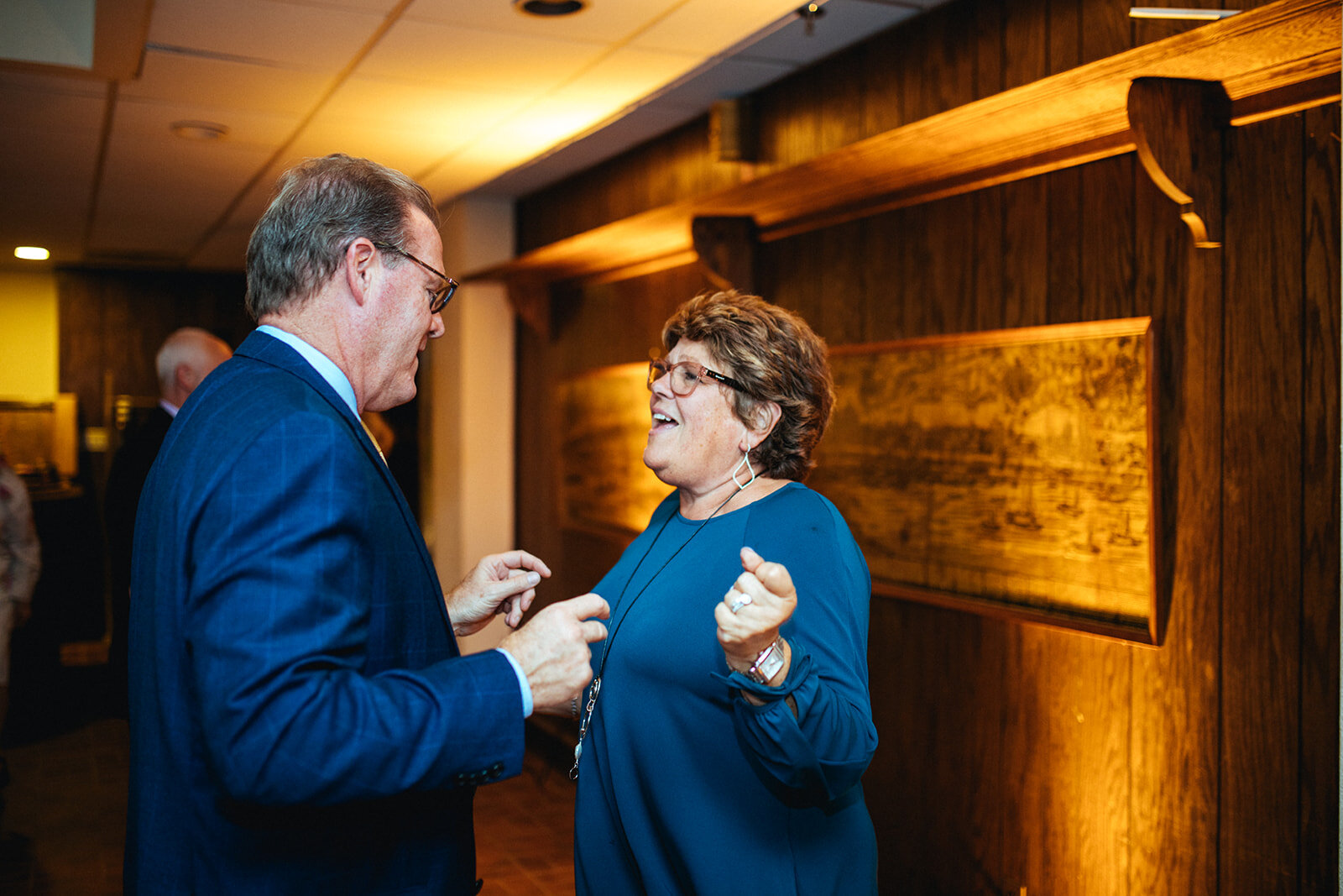 Two guests dancing at wedding reception in Philadelphia PA Shawnee Custalow LGBTQ wedding Photography