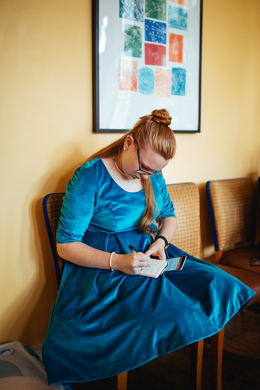 Honor attendant in DC Shawnee Custalow Queer Wedding photography