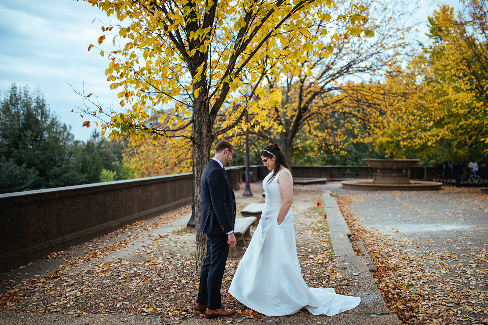 First look in Washington DC Shawnee Custalow wedding photography