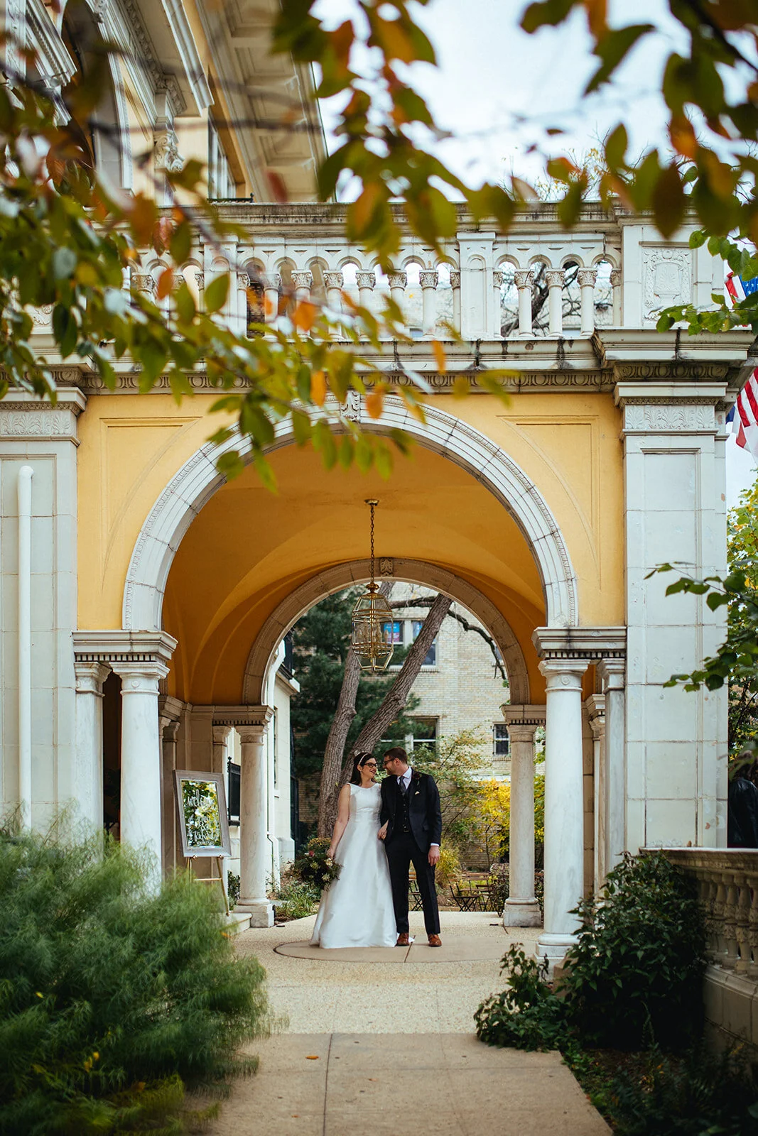 Autumn Wedding at Josephine Butler Parks Center in DC Shawnee Custalow