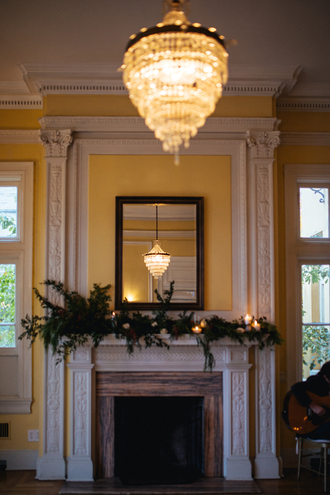 Wedding decor at Josephine Butler Parks Center DC Shawnee Custalow