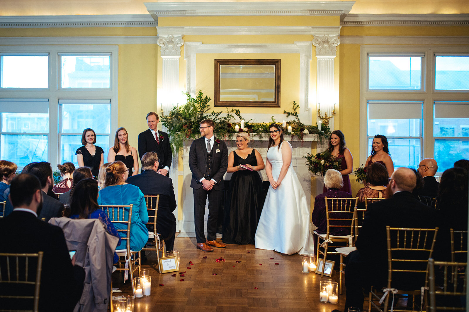 Wedding ceremony in Washington DC Shawnee Custalow photography