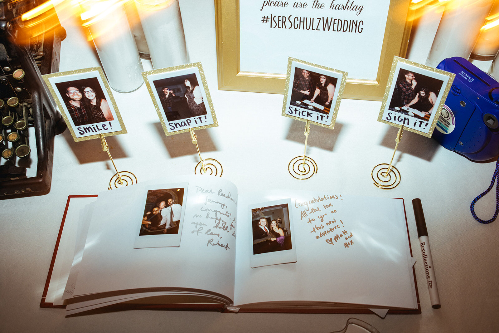 Guest book and photos at DC Wedding Shawnee Custalow photography