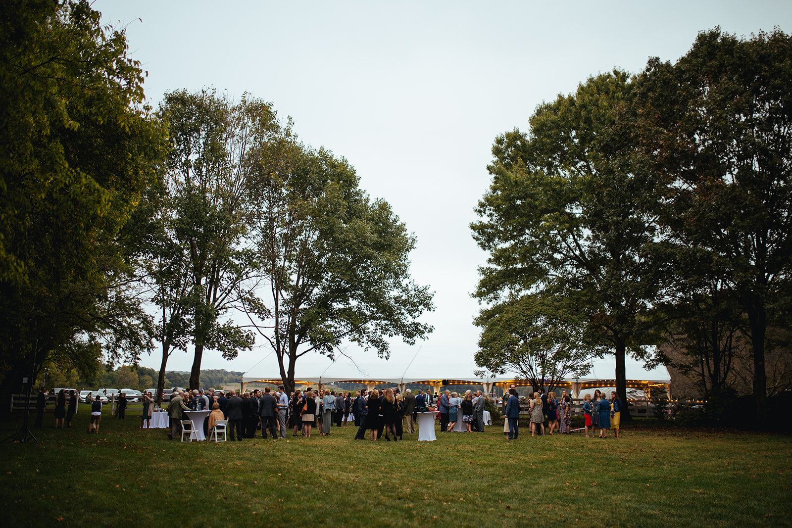 Wedding reception on central VA farm Shawnee Custalow photography