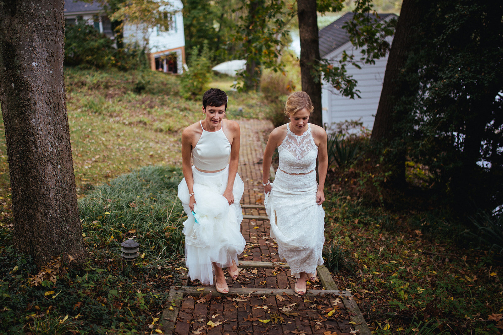 Queer brides in Charlottesville VA Shawnee Custalow photography