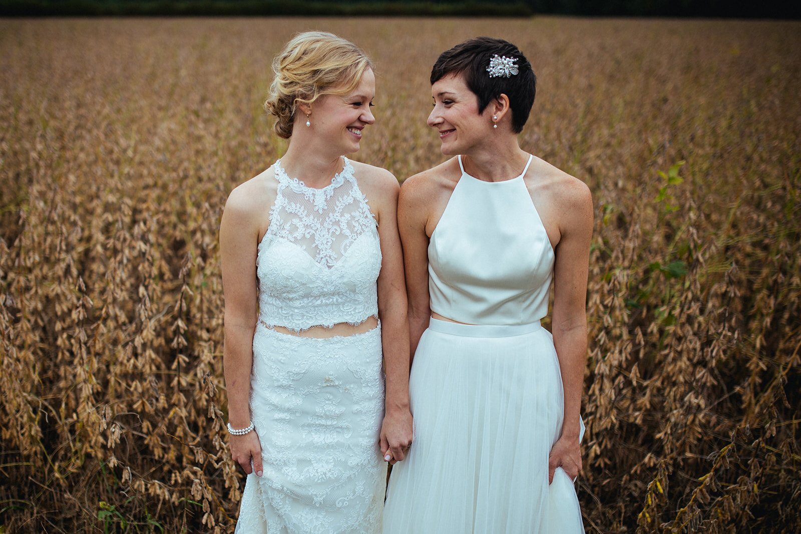 Queer brides in central virginia Shawnee Custalow wedding photography