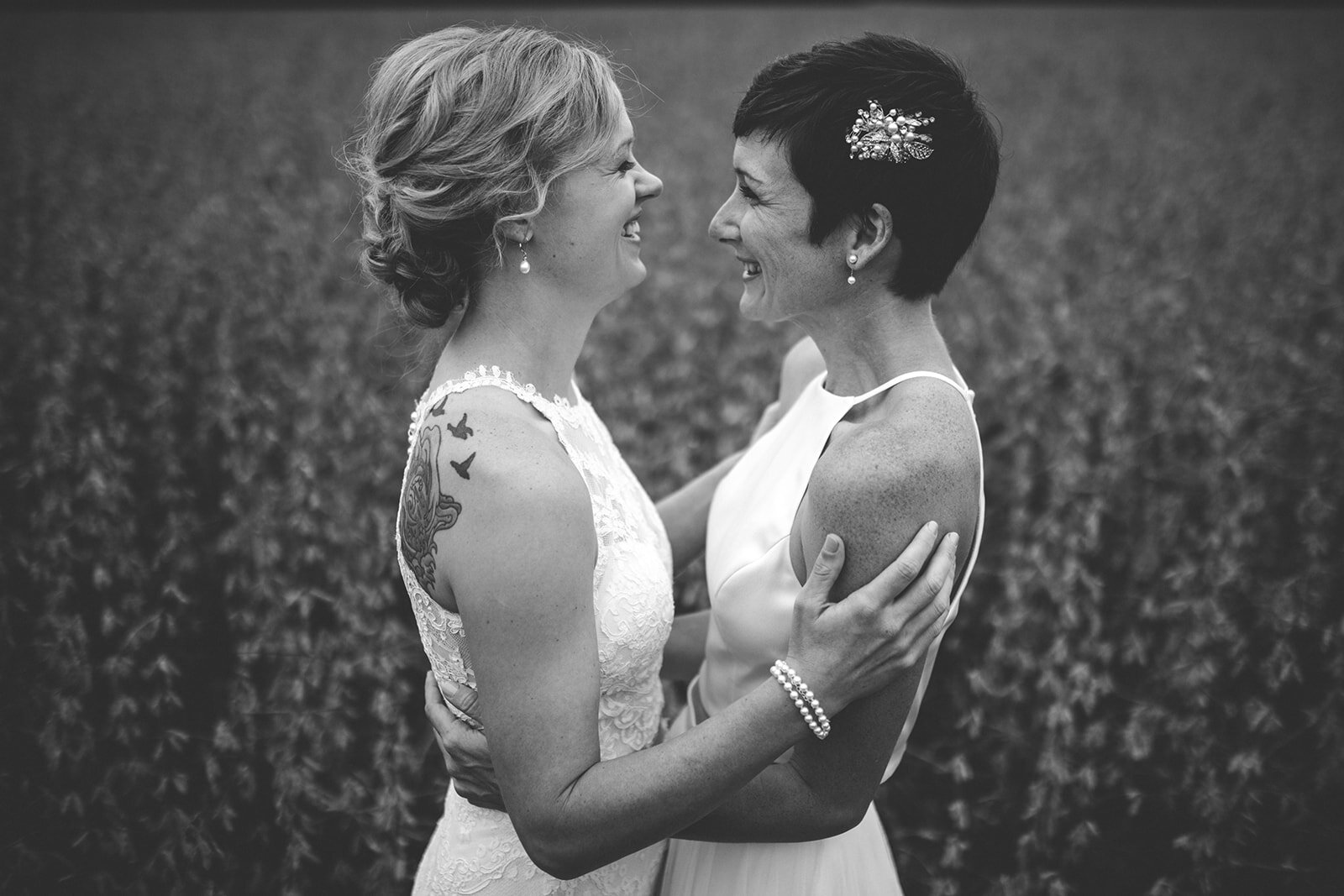 Queer spouses in central virginia Shawnee Custalow wedding photography