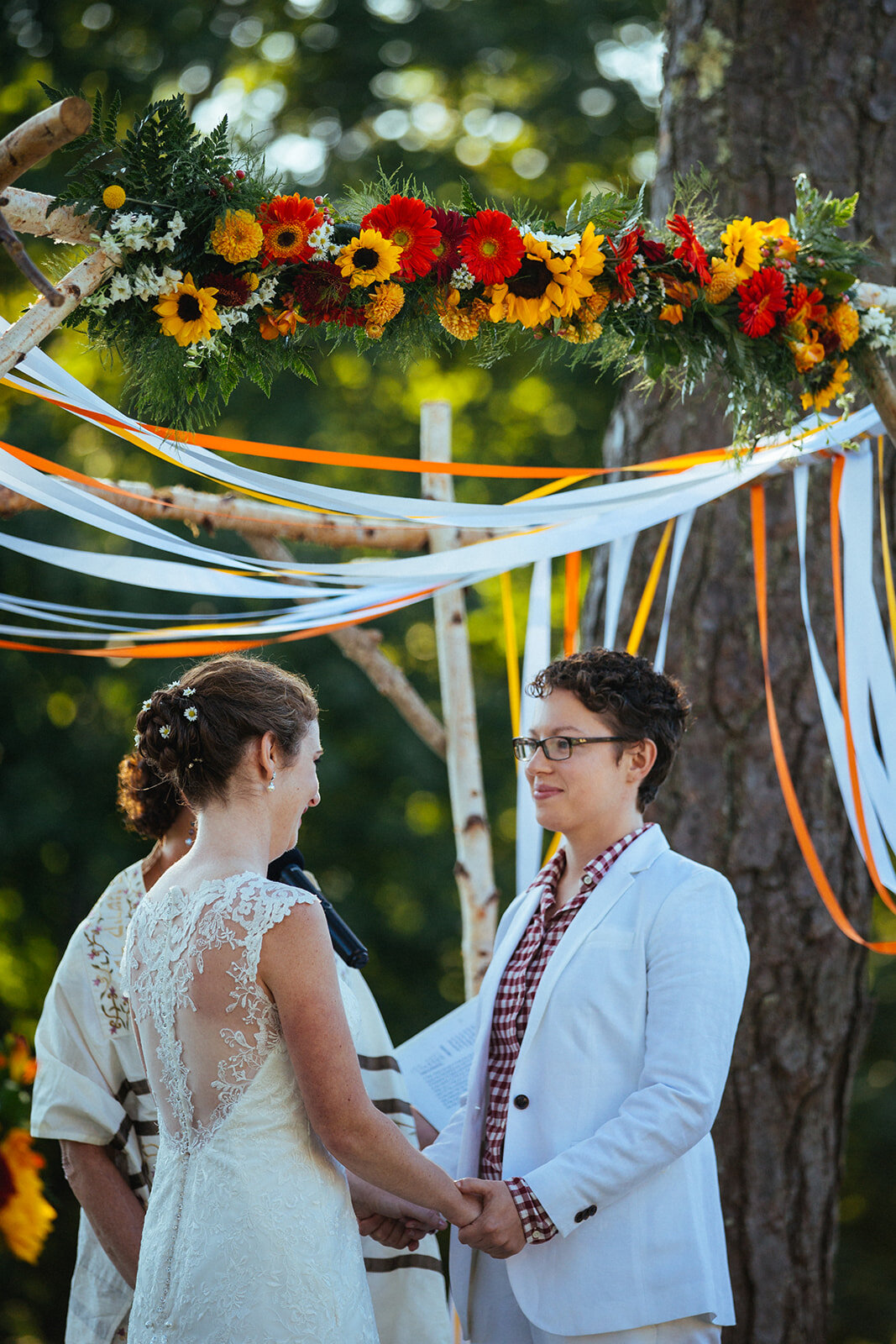 Queer couple getting married in Cape Cod Shawnee Custalow photography