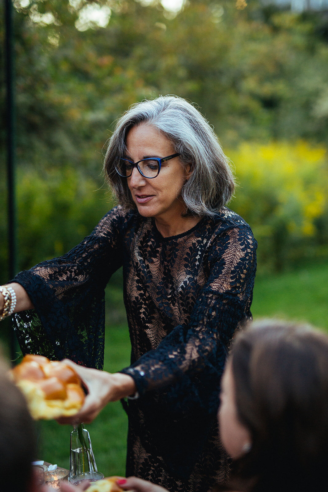 Wedding guest at Cape Cod reception Shawnee Custalow photography