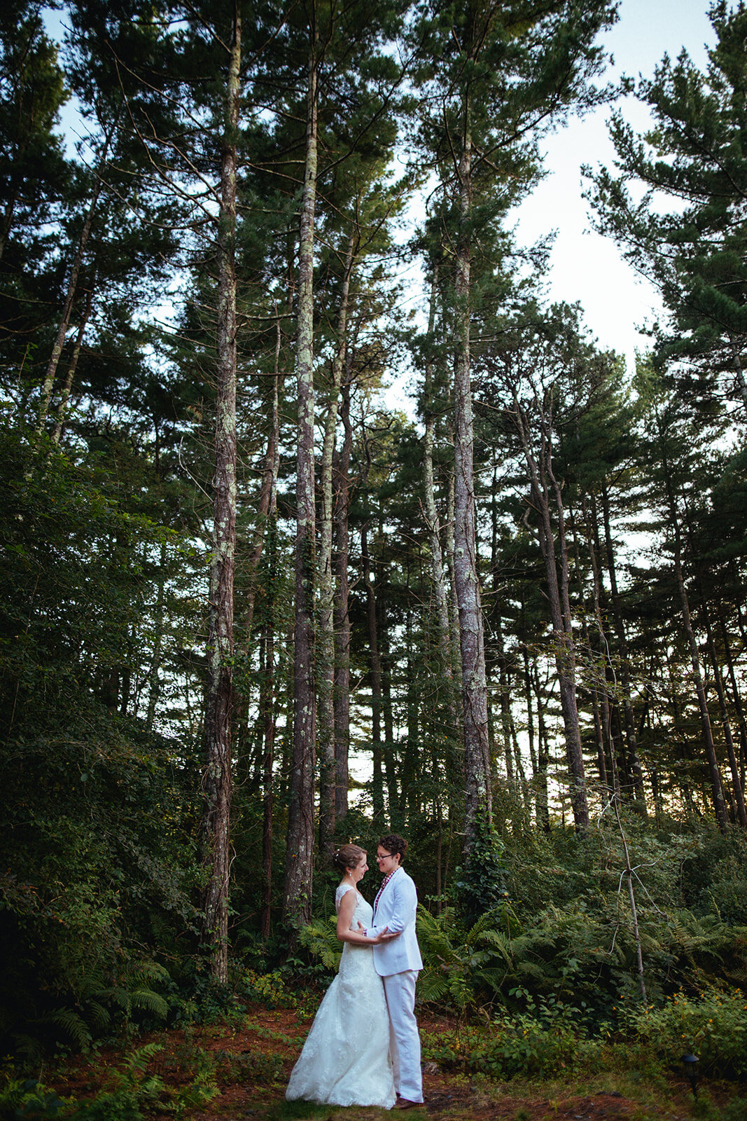 Happy newlyweds in Cape Cod Shawnee Custalow wedding photographer