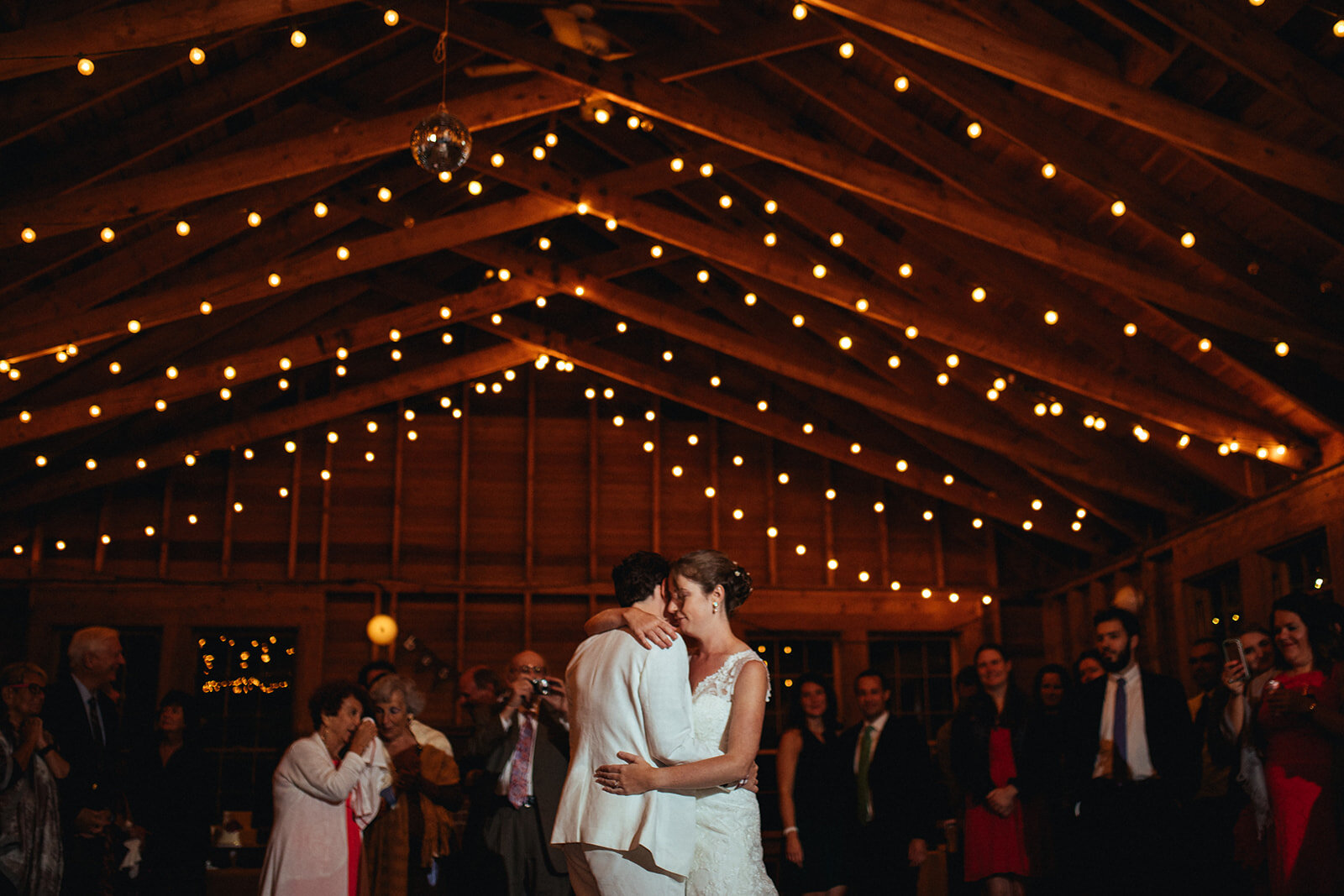 Newlyweds first dance in Cape Cod Shawnee Custalow wedding photography