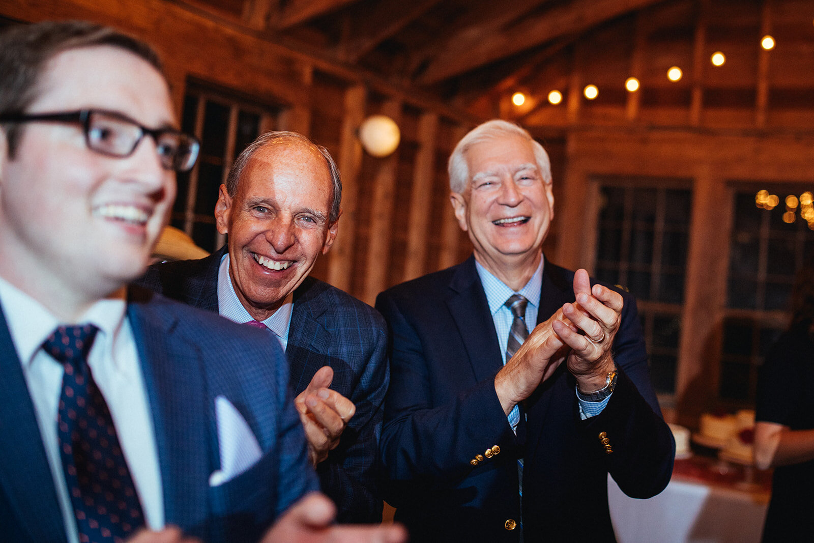 Happy Wedding guests in Cape Cod Shawnee Custalow photography