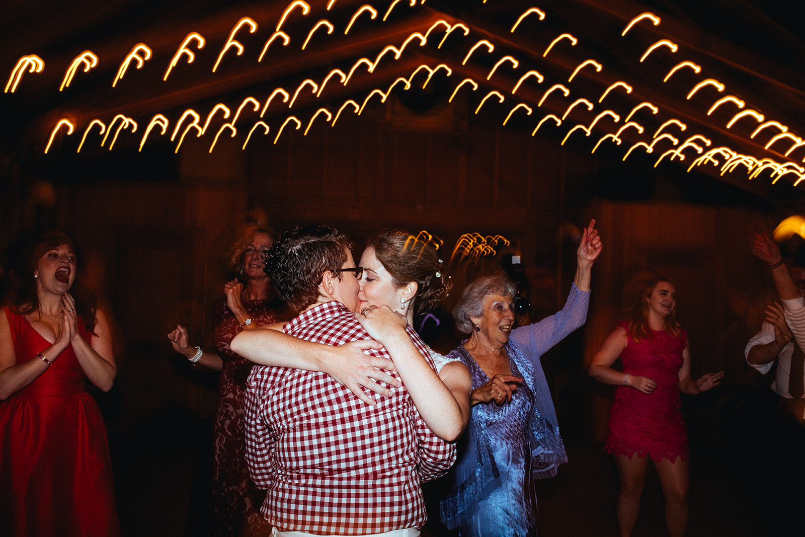 Newlyweds dancing in Cape Cod Shawnee Custalow photography