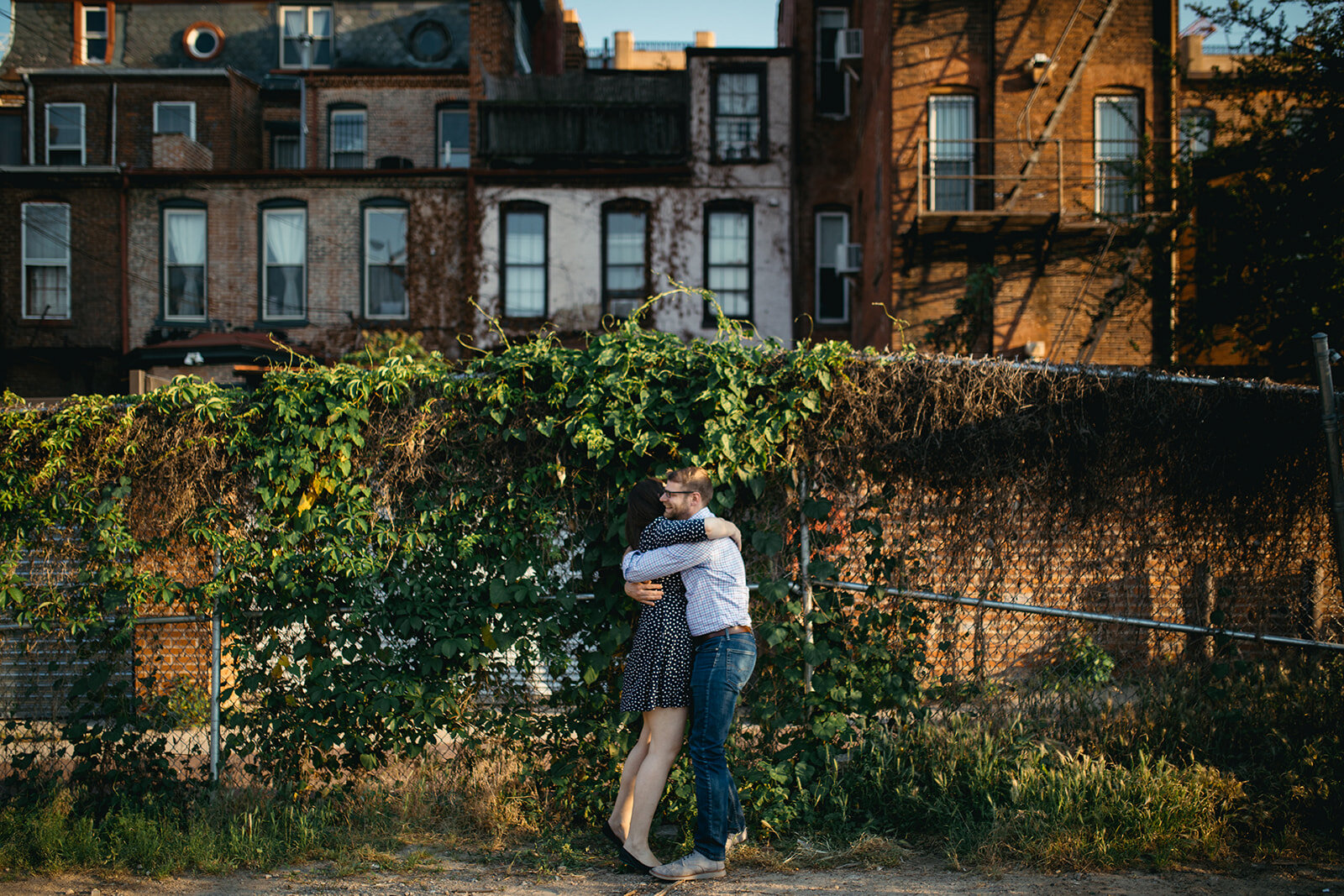 Engaged couple in Washington DC Shawnee Custalow photography