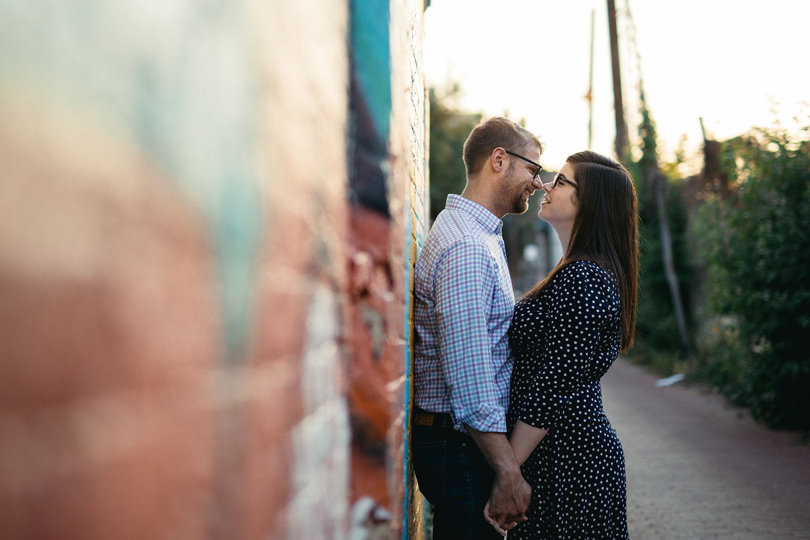 Engaged spouses in Washington DC Shawnee Custalow photography