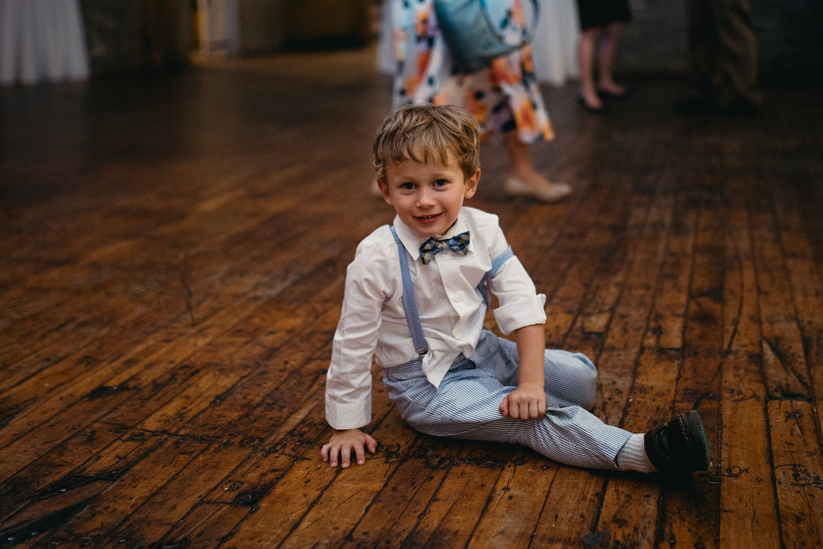 Little boy on the dance floor at the Greenpoint Loft Brooklyn Shawnee Custalow photography