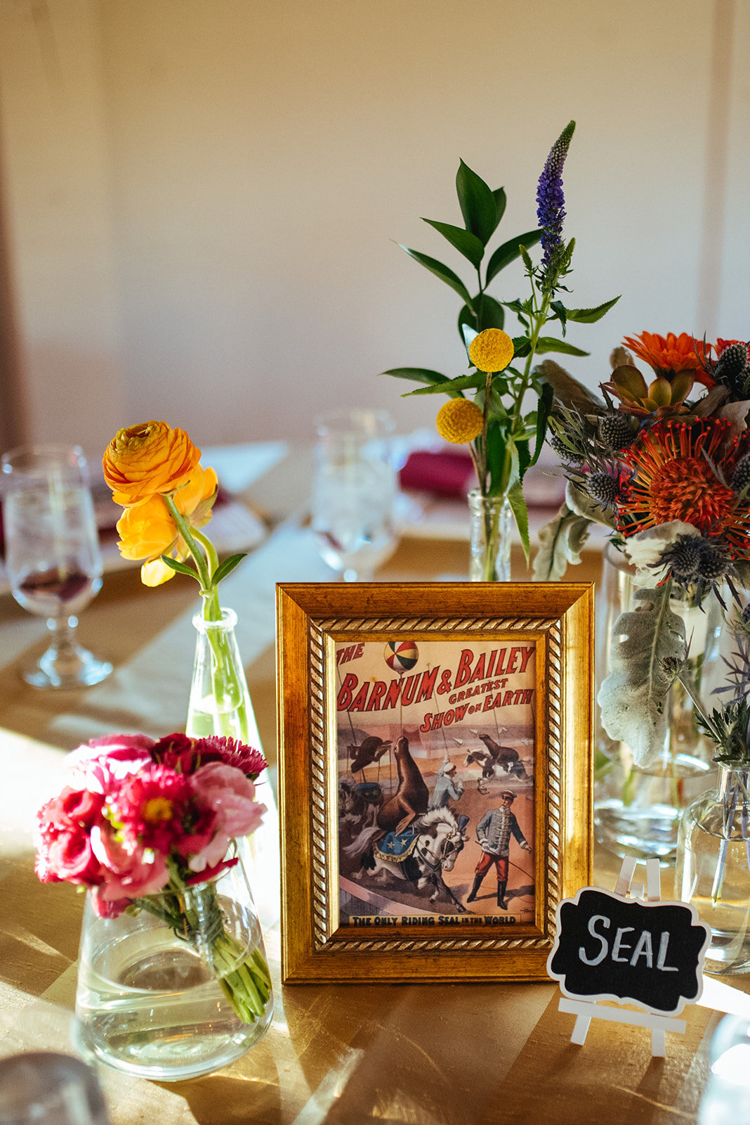 Wedding reception flowers and table decor in Gaithersburg MD Shawnee Custalow photography