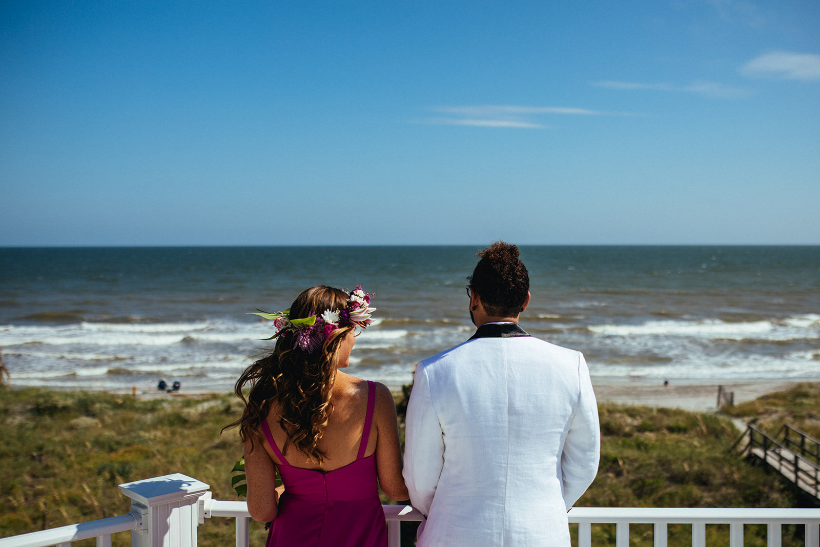 Future spouses at Folly Beach SC Shawnee Custalow photography