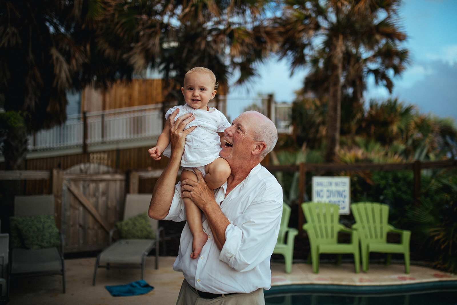 Wedding guest with toddler at Folly Beach Shawnee Custalow photography