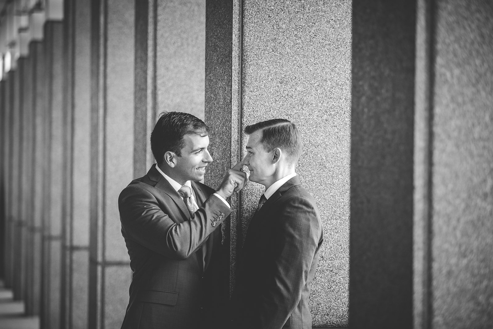 LGBTQ newlyweds share emotions at RVA City Hall Shawnee Custalow photography