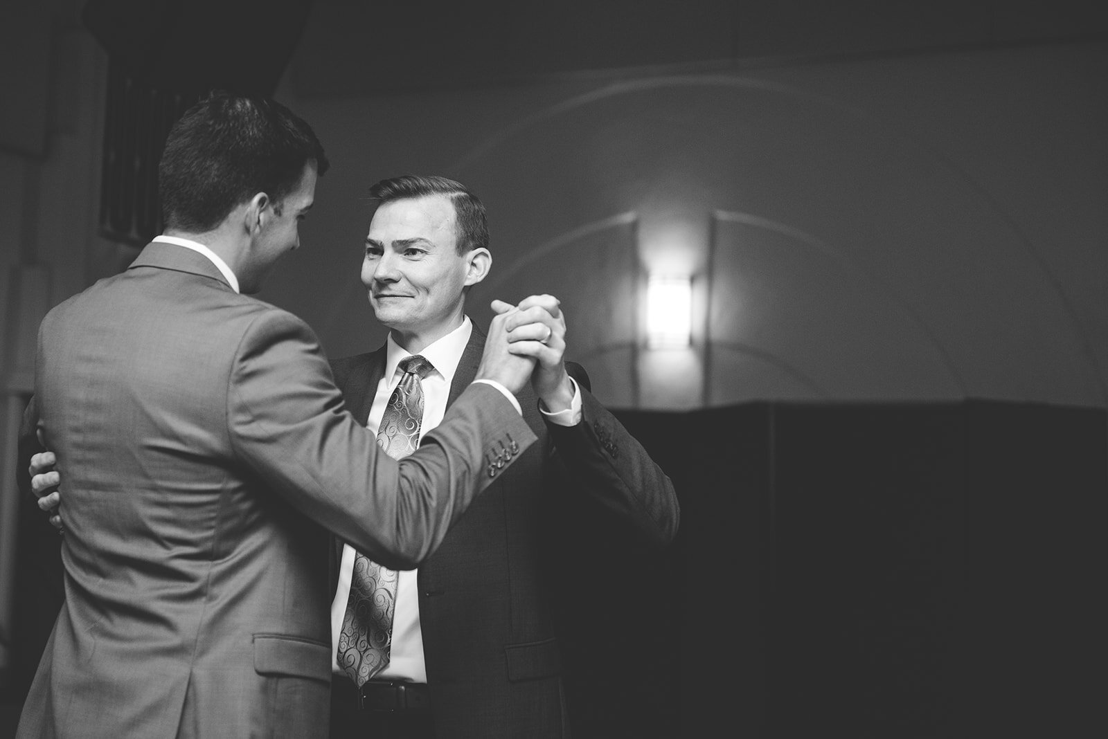 Newlyweds dancing at Robinson Theater Richmond VA Shawnee Custalow wedding photography