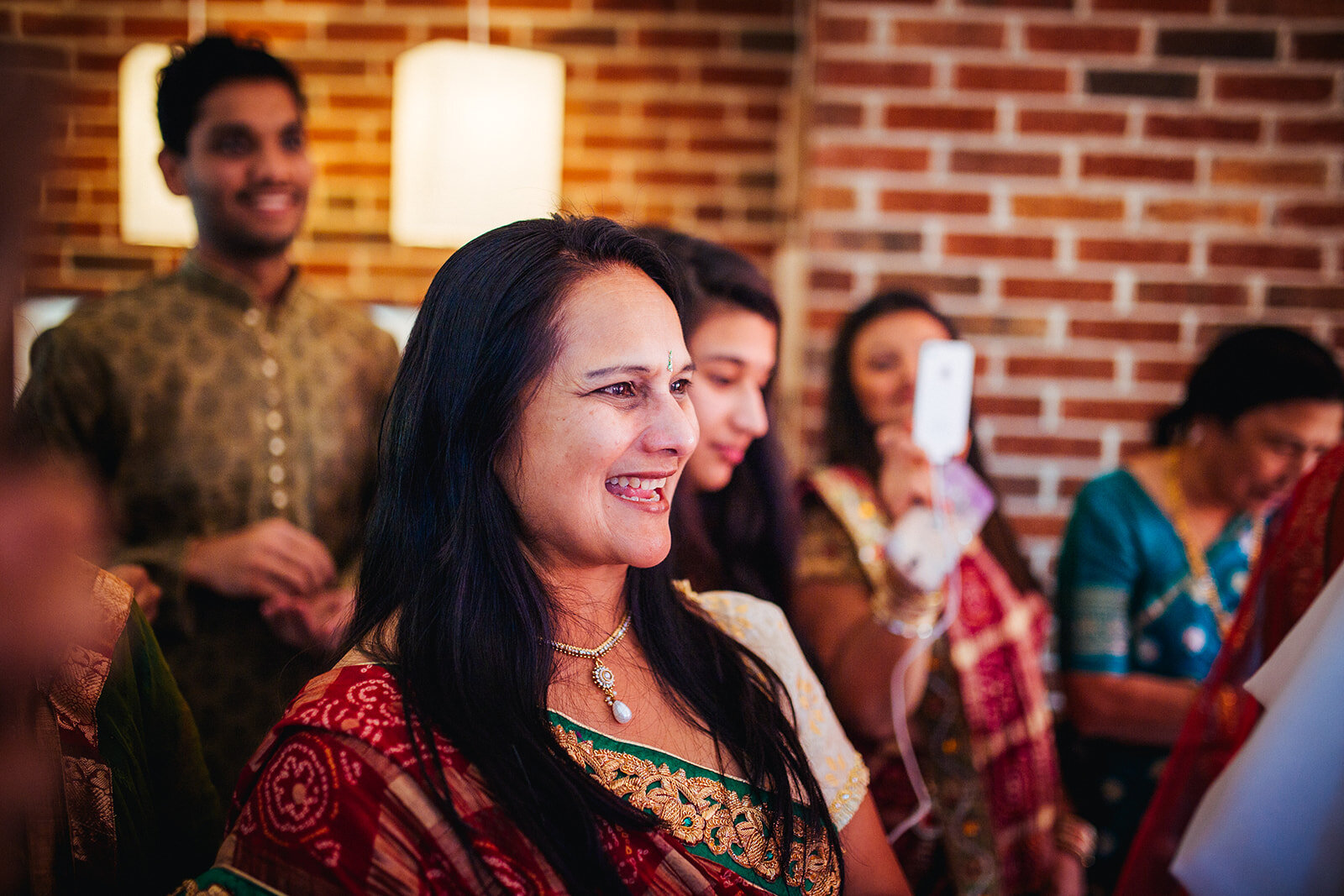Wedding guests at Indian ceremony in Richmond VA Shawnee Custalow photography