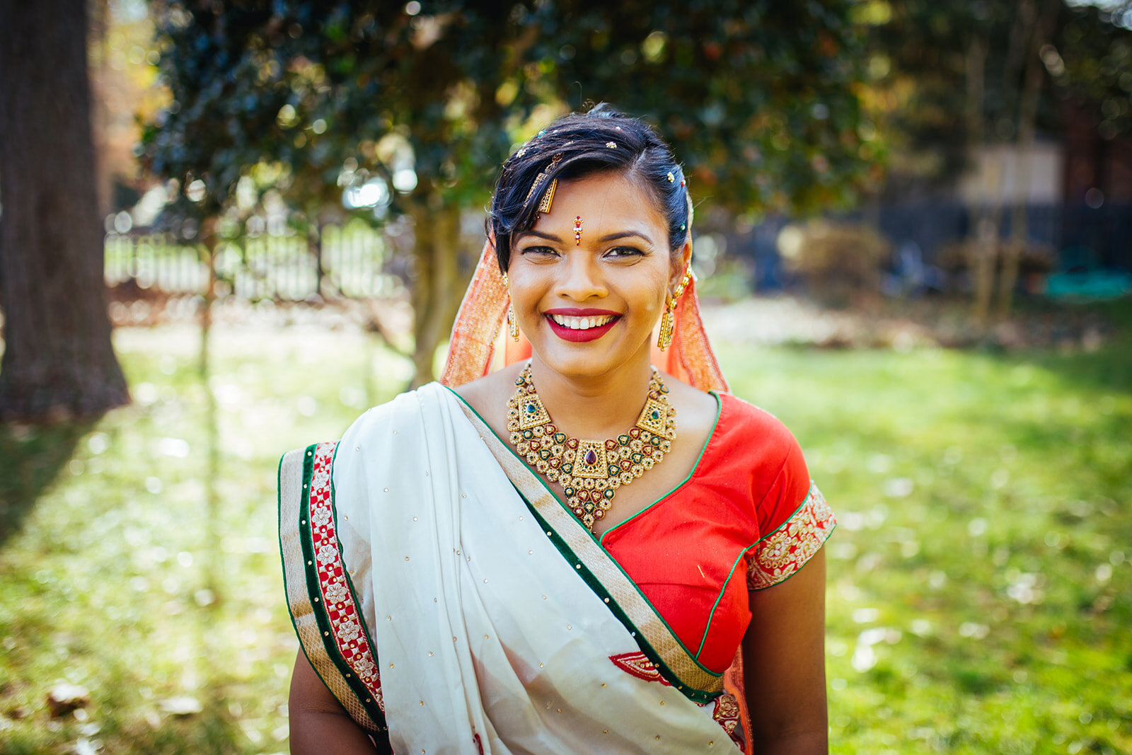 Beautiful Indian Bride in Richmond VA Shawnee Custalow queer wedding photographer