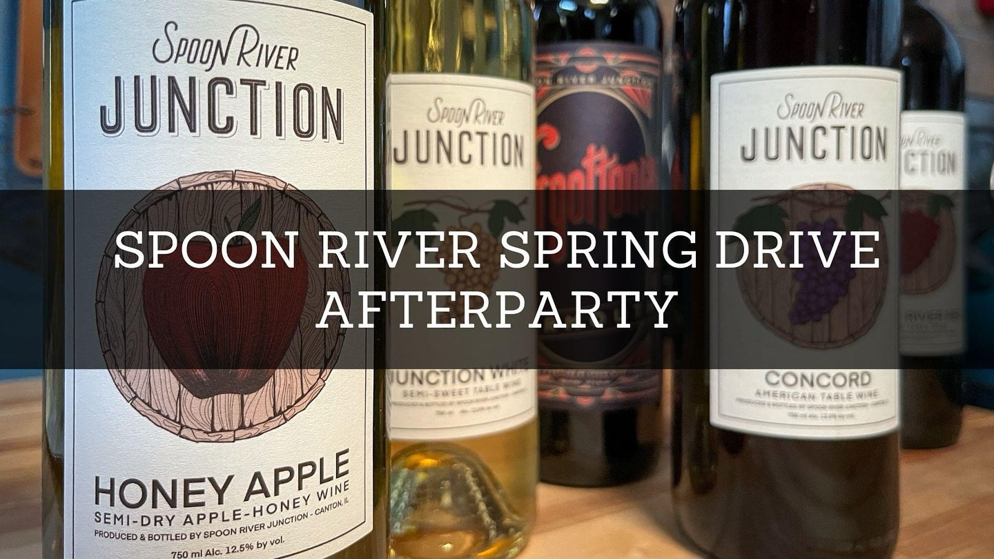 Stop by for wine, Honey Brew, local music, pizzas, and more during the Spoon River Spring Drive!

Saturday May 4  2-6pm
Two Sets! Featuring members of The Rusty Pickups:
1. The Rolling Pineapple Revival
2. The Walker Bros.

Sunday May 5  2-4pm
Erin C