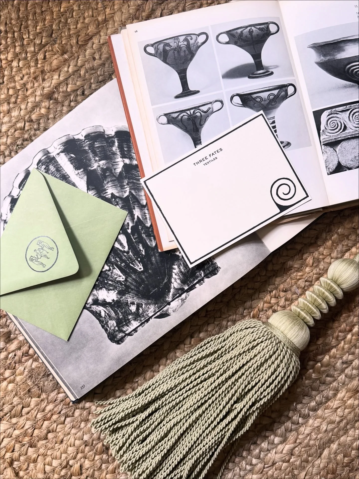 September distilled:

&bull; @threefatestextiles branding by @holidaystudiony in action!
&bull; A matte ceramic uplight sconce from @henrii.co 
&bull; Stones in Glacier National Park that look straight out of a box of Fruity Pebbles
&bull; Kitchen mi