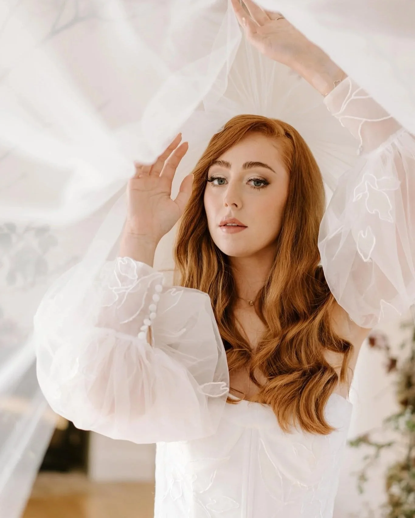 Natural soft glam bridal makeup by South Wales makeup artist Lowri Makeup Artist